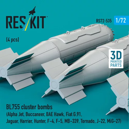 ResKit Models BL755 – kazettás bombák, 4 db