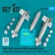 ResKit Models AGM-130A missiles (Mk84 warhead) (2 pcs) with AN/AXQ-14 data link pod (1 pcs) (F-16I, F-15E, F-111F) (3D Printed) - AGM-130A – rakéták, 2 db