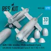 ResKit Models AGM-130A missiles (Mk84 warhead) (2 pcs) with AN/AXQ-14 data link pod (1 pcs) (F-16I, F-15E, F-111F) (3D Printed) - AGM-130A – rakéták, 2 db