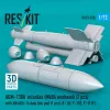 ResKit Models AGM-130A missiles (Mk84 warhead) (2 pcs) with AN/AXQ-14 data link pod (1 pcs) (F-16I, F-15E, F-111F) (3D Printed) - AGM-130A – rakéták, 2 db