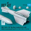 ResKit Models GBU-15(V)1, 2/B – nagy szárnyas bombák, 2 db + AN/AXQ-14 adatkapcsolati konténer, 1 db