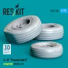 ResKit Models A-10 Thunderbolt II (weighted) wheels set (3D Printed) - A-10 Thunderbolt II – terhelt állapotú kerékkészlet