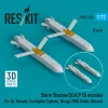 ResKit Models Storm Shadow/SCALP EG missiles (2 pcs) (Su-24, Tornado, Eurofighter Typhoon, Mirage 2000, Rafale, Nimrod) (3D Printed) - Storm Shadow/SCALP EG – rakéták, 2 db