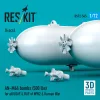 ResKit Models AN-M64 bombs (500 lbs) for all USAF & RAF of WW2 & Korean War (6 pcs) (3D Printed) - AN-M64 – bombák, 500 fontos, 6 db
