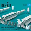 ResKit Models Matra MICA-IR missiles (4 pcs) (Mirage 2000, Rafale, Gripen, Eurofighter) (3D Printed) - Matra MICA-IR – rakéták, 4 db