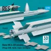 ResKit Models Matra MICA-EM missiles (4 pcs) (Mirage 2000, Rafale, Gripen, Eurofighter) (3D Printed) - Matra MICA-EM – rakéták, 4 db