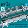 ResKit Models MBD3-U6-68 multiple bombs racks (2 pcs) (3D Printed) - MBD3-U6-68 – többes bombafelfüggesztő keretek, 2 db