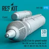 ResKit Models S-25-O air-to-ground rocket (2 pcs) (Su-17M, Su-24M, Su-25SM, Su-27, MiG-27, MiG-29, YAK-130, Mi-24) (3D Printed) - rakéta, 2 db