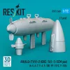 ResKit Models AN/ALQ-71(V)-2 (QRC-161-1) ECM pod (1pcs) (A-4, A-7, F-4, F-100, RF-101C, F-105) (3D Printed) - AN/ALQ-71(V)-2 (QRC-161-1) ECM – konténer, 1 db