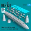 ResKit Models AN/ALQ-71(V)-3 ECM pod (1pcs) (A-4, A-7, F-4, F-100, RF-101C ,F-105) (3D Printed) - konténer, 1 db