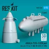 ResKit Models AN/ALQ-71(V)-3 ECM pod (1pcs) (A-4, A-7, F-4, F-100, RF-101C ,F-105) (3D Printed) - konténer, 1 db
