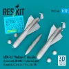 ResKit Models AGM-62 Walleye I missiles (2 pcs) with AN/AWG-16 data link pod (1 pcs) (A-4, A-6, A-7, F-4, F/A-18) (3D Printed) - AGM-62 Walleye I – rakéták, 2 db
