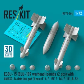 ResKit Models EGBU-15 (BLU-109 warhead) – bombák, 2 db