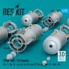 ResKit Models OFAB-100-120 bombs (8 pcs) (Su-7, Su-17, Su-24, Su-25, Su-27, Su-30, MiG-21, MiG-27) (3D Printed) - OFAB-100-120 – bombák, 8 db