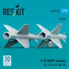 ResKit Models R-98 MR/MT missiles (2 pcs) (Su-11, Su-15, Yak-28) (3D Printed) - R-98 MR/MT – rakéták, 2 db