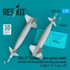 ResKit Models GBU-10 Paveway I – BSU-37/B + BSU-3A/B vezérsíkkal, kis sebességű változat, 2 db