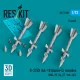 ResKit Models R-27ER (AA-10 Alamo-C) missiles (4 pcs) (MiG-29, Su-27, Yak-141) (3D Printed) - R-27ER (AA-10 Alamo-C) – rakéták, 4 db
