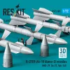 ResKit Models R-27ER (AA-10 Alamo-C) missiles (4 pcs) (MiG-29, Su-27, Yak-141) (3D Printed) - R-27ER (AA-10 Alamo-C) – rakéták, 4 db