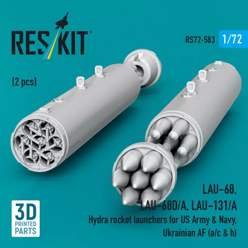ResKit Models LAU-68, LAU-68D/A, LAU-131/A Hydra – rakétaindítók, 2 db