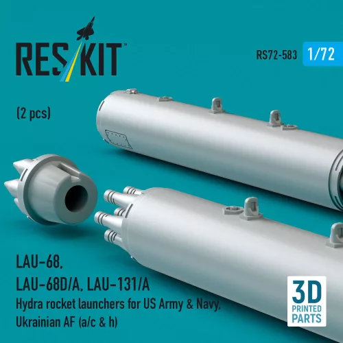 ResKit Models LAU-68, LAU-68D/A, LAU-131/A Hydra – rakétaindítók, 2 db