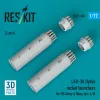 ResKit Models LAU-3A Hydra rocket launchers for US Army & Navy (a/c & h) (2pcs) (3D Printed) - rakétaindítók, 2 db