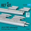 ResKit Models LAU-33 ZUNI rocket launcher for US Army & Navy (2 pcs) (F-4, F-8, OV-10) (3D Printed) - rakétaindító, 2 db