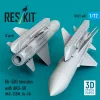 ResKit Models Kh-58U missiles with AKU-58 (2 pcs) (MiG-25BM, Su-24) (3D Printed) - Kh-58U – rakéták, 2 db