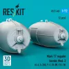 ResKit Models Mark 77 napalm bombs Mod. 2 (2pcs) (A-4, A-26K, F-4, AV-8B, F/A-18) (3D Printed) - Mark 77 napalm – bombák, 2 db