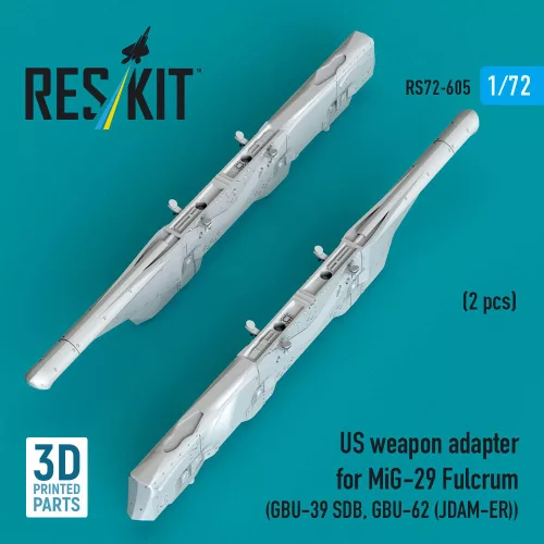 ResKit Models MiG-29 Fulcrum – amerikai fegyveradapter GBU-39 SDB és GBU-62 (JDAM-ER) fegyverekhez, 2 db