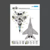 ResKit Models MiG-29UB Fulcrum 9-13 (fehér 90) digitális (pixel) festés Ukrán Légierő
