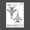 ResKit Models MiG-29 Fulcrum 9-13 (fehér 57) digitális (pixel) festés Ukrán Légierő