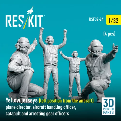 ResKit Models Yellow jerseys (Left position from the aircraft) (4 pcs) – figura makett