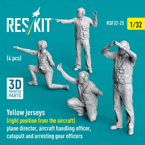 ResKit Models Yellow jerseys (Right position from the aircraft) (4 pcs) – figura makett
