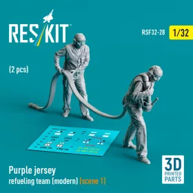   ResKit Models Purple jersey refueling team (modern) (scene 1) (2 pcs) – 1:32 figura makett
