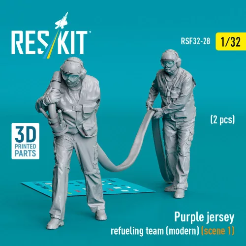 ResKit Models Purple jersey refueling team (modern) (scene 1) (2 pcs) – 1:32 figura makett