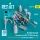 ResKit Models British Aircraft mechanics with SUU-23 20mm gun pod (open & close gun bay) on on transport trolley (scene 1) (3 pcs) – 1:32 figura makett