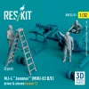 ResKit Models MJ-4 Jammer (MHU-83 B/E) driver & airmen (scene 1) (3 pcs) – 1:32 figura makett