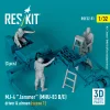 ResKit Models MJ-4 Jammer (MHU-83 B/E) driver & airmen (scene 1) (3 pcs) – 1:32 figura makett