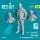 ResKit Models A-7 Corsair II male pilot (in a standing position - type 1) (1 pcs) – 1:32 figura makett