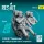 ResKit Models F-105D Thunderchief pilot sitting in ejection seat for Trumpeter kit (1 pcs) – figura makett