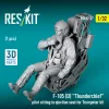 ResKit Models F-105D Thunderchief pilot sitting in ejection seat for Trumpeter kit (1 pcs) – figura makett