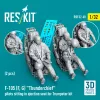 ResKit Models F-105F/G Thunderchief pilots sitting in ejection seat for Trumpeter kit (2 pcs) – figura makett