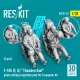 ResKit Models F-105F/G Thunderchief pilots sitting in ejection seat for Trumpeter kit (2 pcs) – figura makett