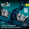 ResKit Models F-105F/G Thunderchief pilots sitting in ejection seat for Trumpeter kit (2 pcs) – figura makett