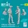 ResKit Models F-105 (F, G) Thunderchief male pilots (in a standing position - type 1) (2 pcs) – 1:32 figura makett