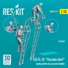 ResKit Models F-105 (F, G) Thunderchief male pilots on access ladder (2 pcs) – 1:32 figura makett