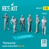ResKit Models One busy day carrier crew on deck (scene 1) (6 pcs) – 1:32 figura makett