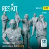 ResKit Models One busy day carrier crew on deck (scene 1) (6 pcs) – 1:32 figura makett