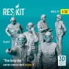 ResKit Models One busy day carrier crew on deck (scene 1) (6 pcs) – 1:32 figura makett