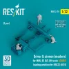 ResKit Models Driver & airmen (modern) (3 pcs) (MHU-83 D/E lift truck LOWER loading position for RSK32-0010) – figura makett